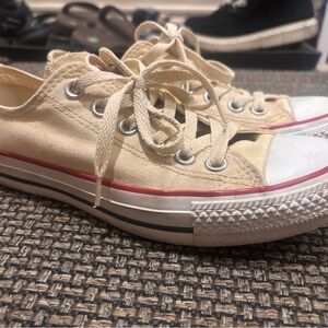 Classic Beige Woman’s ALL Star Converse Sneakers